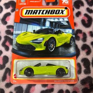 Match McLaren 720 Spider Toy Car - Green